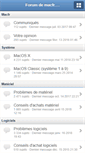 Mobile Screenshot of forum.macfr.com